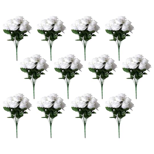 12 Pack: Cream Rose Bush by Ashland®